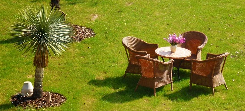 Gartenmöbel aus Rattan