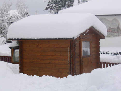 Gartenhaus als nützlicher Stauraum